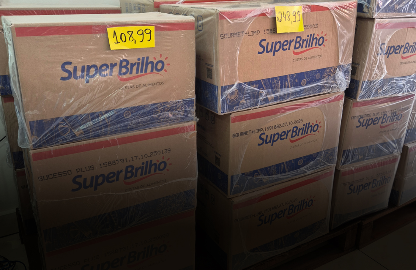 Cesta pronta mais barata que o mercado